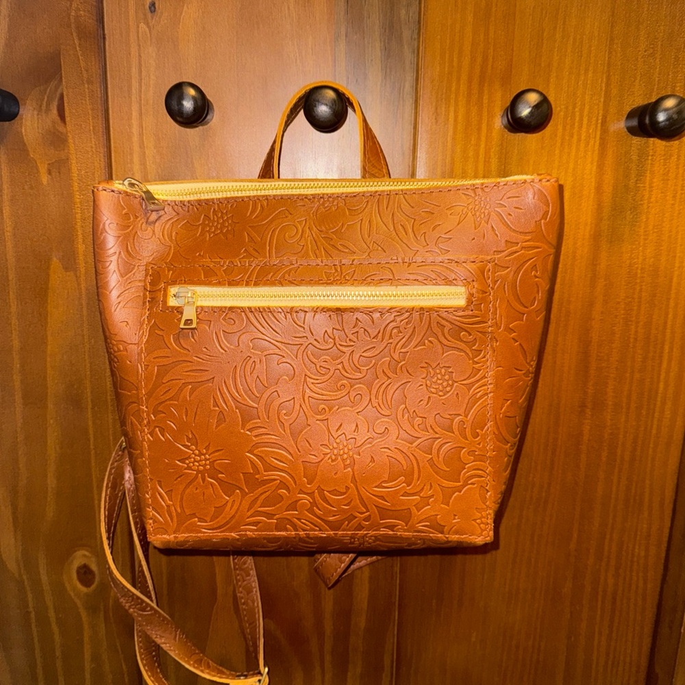 Portland Leather Goods Zippered Almost Perfect Tote Backpack Mini Sold Out